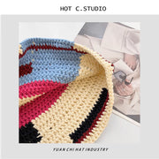 Dopamine hand-knitted couple knitted hat