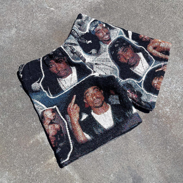 2pc tapestry shorts