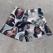 2pc tapestry shorts