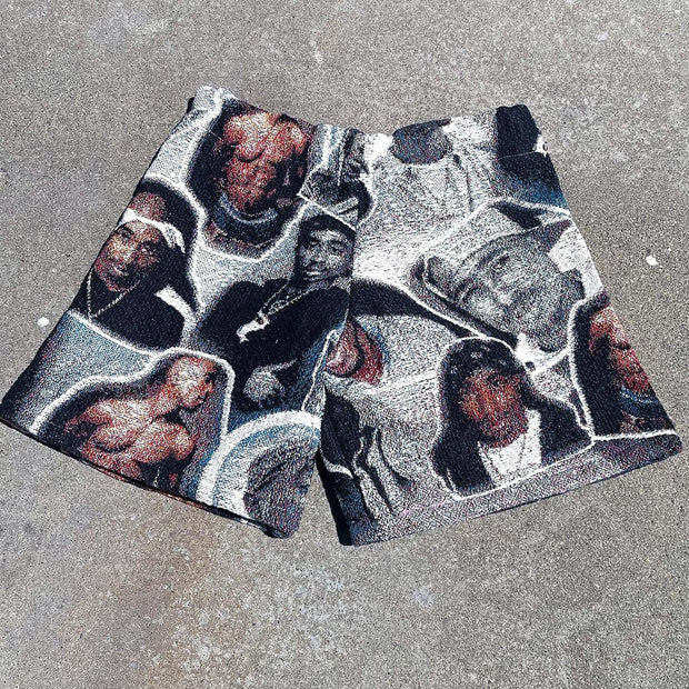 2pc tapestry shorts