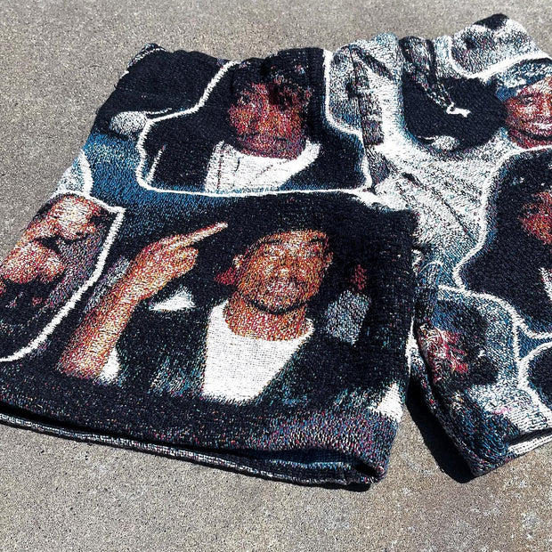 2pc tapestry shorts