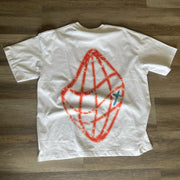 Fashionable casual round neck printed T-shirt