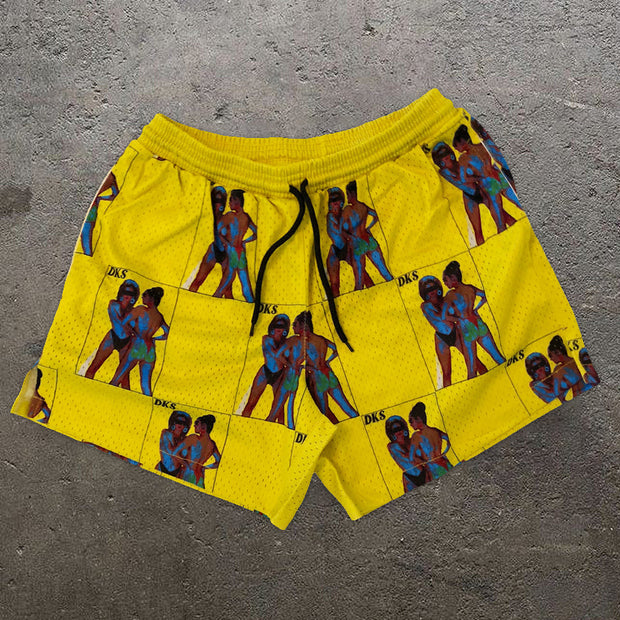 Fashionable personality street style casual sports shorts