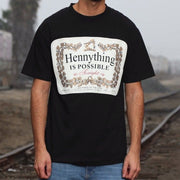 Retro fashion print round neck short sleeve top