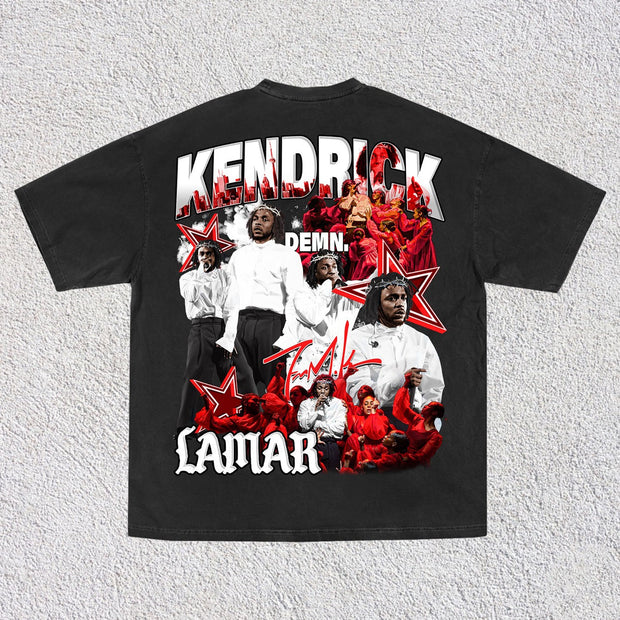 Hip Hop Jesus Casual Street Print T-Shirt