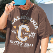 Vintage Graphic Print Short Sleeve T-Shirt