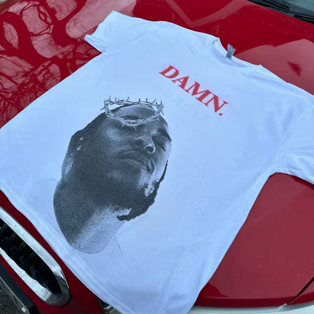 Fashionable Musician Print T-Shirt
