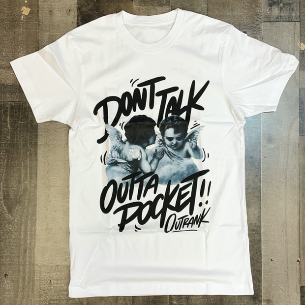 Personalized Angel Print Short Sleeve T-shirt