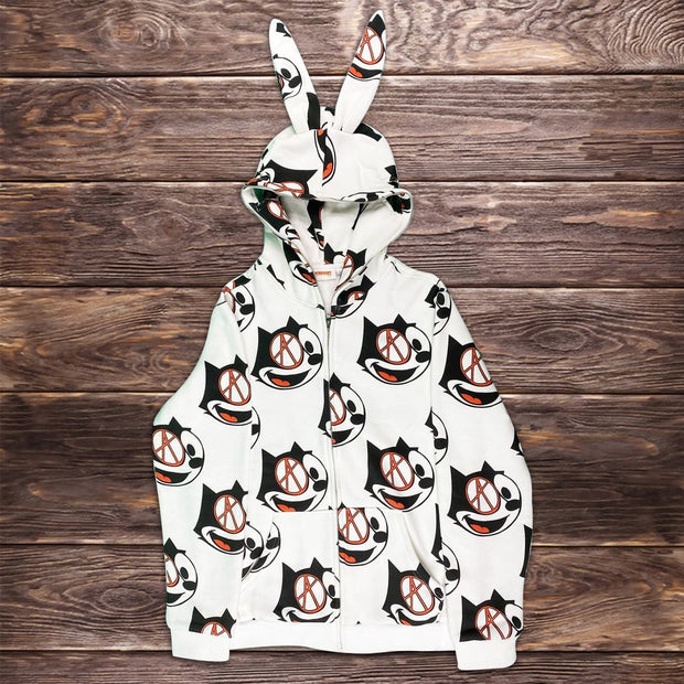 Bunny ears hat trend hoodie