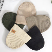 Casual and versatile NYC letter wool knitted hat Japanese style