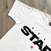 Preppy Short Sleeve Round Neck Loose T-Shirt