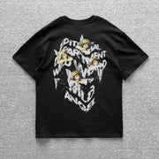 Angel Print Short Sleeve T-Shirt