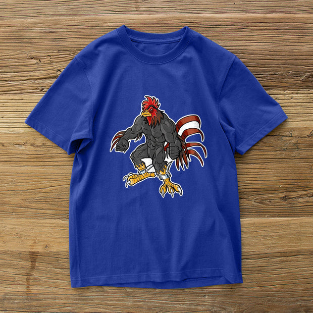 Fashion cartoon tide brand printed short-sleeved T-shirt