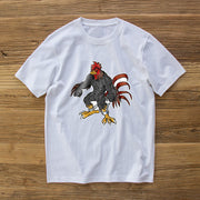 Fashion cartoon tide brand printed short-sleeved T-shirt