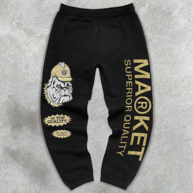 Casual shar pei demolition team sports home street pants