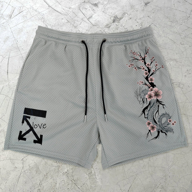 Retro Fashion Casual Mesh Shorts