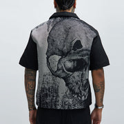 Street Skull Tapestry Shirt Jacket