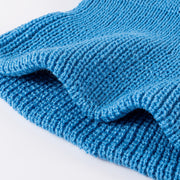 Street Couple Embroidered Three-Hole Beanie