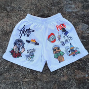 Casual Street Hip-Hop Sports Mesh Shorts