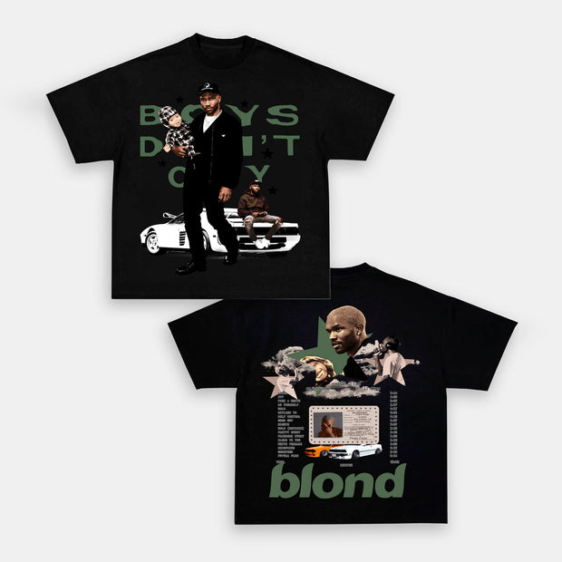 Hip-hop artist printed short-sleeved T-shirt
