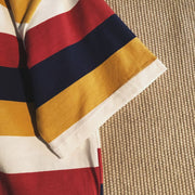 American striped loose short sleeve T-shirt