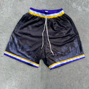 Fashion City Reflection Print Track Shorts