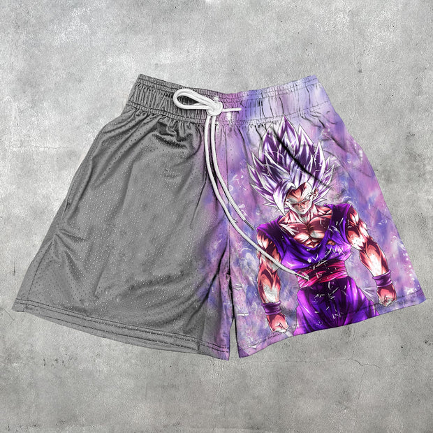 Anime Dragon Ball Casual Mesh Shorts