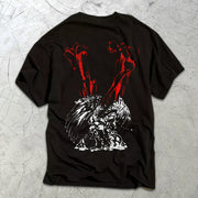 Skull Graphic Print Short Sleeve T-Shirt