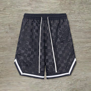 Personalized casual plaid shorts