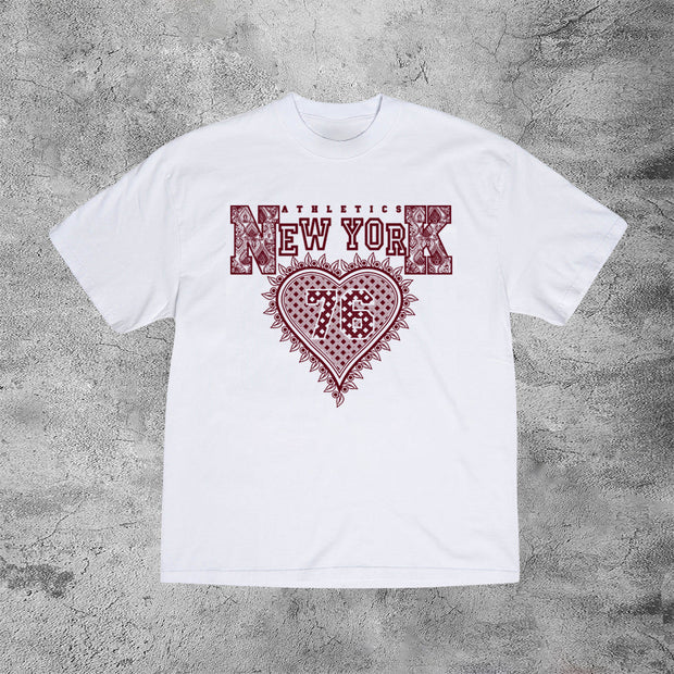 New York trendy fashion street short-sleeved T-shirt