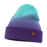 Gradient texture small standard knitted hat warm woolen hat