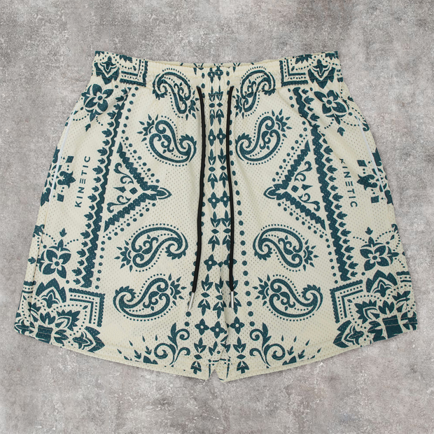 Cashew Blossom Fashion Casual Mesh Shorts