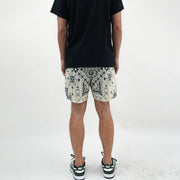 Cashew Blossom Fashion Casual Mesh Shorts