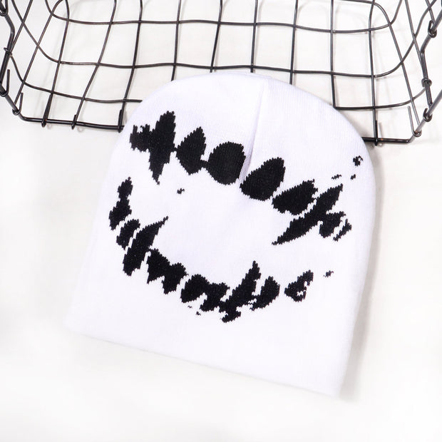 Funny Gothic Jacquard Knitted Hat