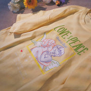 Love Angel Loose Round Neck Short Sleeve T-Shirt