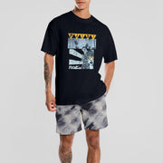 Personalized casual tie-dye pants printed T-shirt set