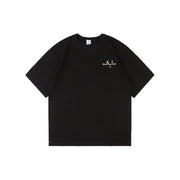 Letter print loose short sleeve T-shirt