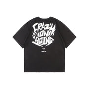 Letter print loose short sleeve T-shirt
