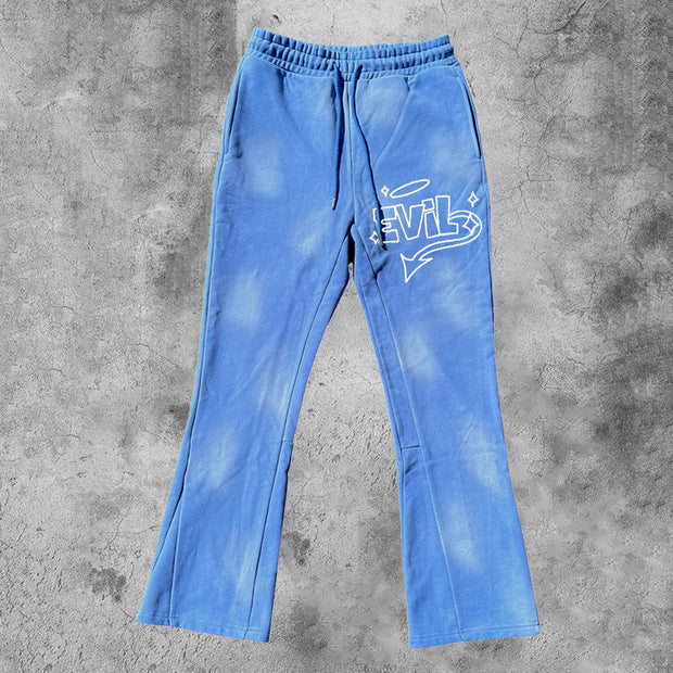 Tie-dye Printed Flared Pants