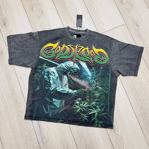 Street Skull Print T-Shirt