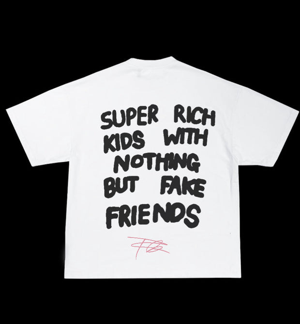 Fashionable kitty print t-shirt