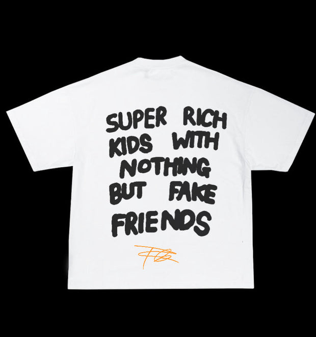 Fashionable kitty print t-shirt