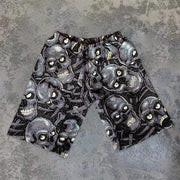 Skull Casual Retro Street Shorts