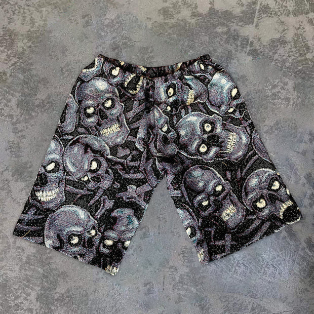 Skull Casual Retro Street Shorts