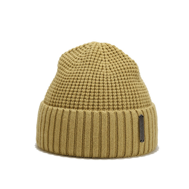 Simple knitted hat solid color casual wild trend woolen hat