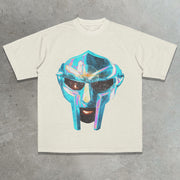Hip-hop casual street rap print heavyweight T-shirt