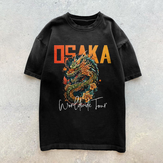Hip Hop Art Print Stylish Casual T-Shirt