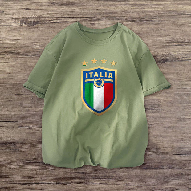 Printed design fashion short-sleeved T-shirt