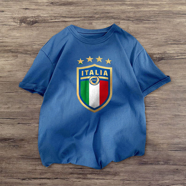 Printed design fashion short-sleeved T-shirt