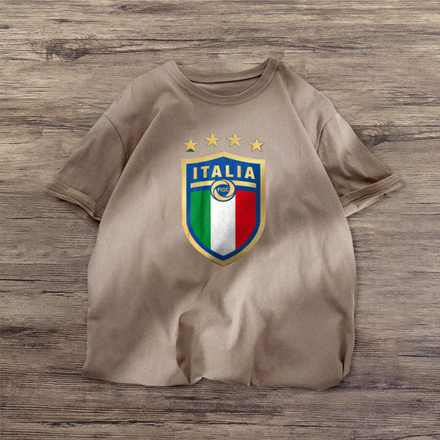 Printed design fashion short-sleeved T-shirt